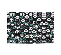 WZYCWB Bannière de fête à motif panda mignon, parfaite pour les anniversaires, les fêtes de Noël, les remises de diplôme et les anniversaires.