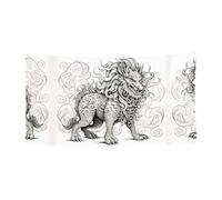 WZYCWB Bannière de fête d'animaux mythologiques - Bannière de décoration de fête adaptée pour les fêtes d'anniversaire ou les décorations de vacances