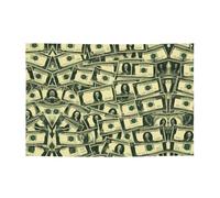 WZYCWB Bannière de fête de nombreux dollars de dessin animé pour les anniversaires, les chants de Noël, les remises de diplôme et les anniversaires.