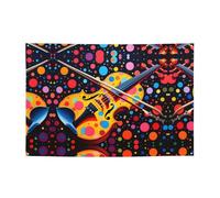 WZYCWB Bannière de fête en fond de violon pour anniversaires, chants de Noël, remises de diplômes et anniversaires.