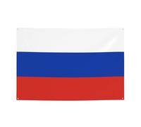 WZYCWB Bannière de fête imprimée drapeau russe, 119,4 x 180,3 cm, parfaite pour les anniversaires, les vacances, les remises de diplôme et les anniversaires.