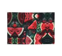 WZYCWB Bannière de fête imprimée pastèque fraîche, 119,4 x 180,3 cm, parfaite pour les anniversaires, les vacances, les remises de diplôme et les anniversaires.