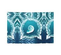 WZYCWB Bannière de vacances à motif Sea of Love, 119,4 x 180,3 cm, adaptée pour Halloween, Noël, fêtes, rassemblements, etc.