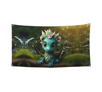 WZYCWB Bannière magique Little Menglong pour décoration de fête adaptée pour les fêtes d'anniversaire ou les décorations de vacances