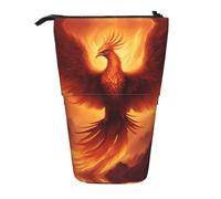 WZYCWB Beau porte-stylo rétractable imprimé Phoenix adapté pour une utilisation comme simple trousse de maquillage, portefeuille, etc.