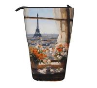 WZYCWB Beau porte-stylo rétractable imprimé Pylônes dans la distance Convient pour une utilisation comme simple trousse de maquillage, portefeuille, etc.