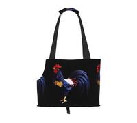 WZYCWB Beau sac de voyage léger coq pour chats et sac à bandoulière respirant pour petit chien pour un transport facile