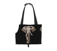WZYCWB Beau sac de voyage léger éléphant pour chats et sac à bandoulière respirant pour petit chien pour un transport facile
