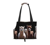 WZYCWB Beau sac de voyage léger en alpaga pour chats et sac à bandoulière respirant pour petit chien pour un transport facile