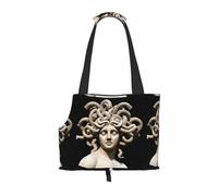 WZYCWB Beau sac de voyage léger Medusa pour chats et sac à bandoulière respirant pour petit chien pour un transport facile