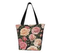 WZYCWB Beaucoup de belles roses Sac à main à bandoulière tendance pour femme Convient pour le week-end voyage shopping sac à bandoulière