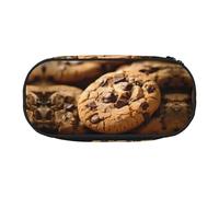 WZYCWB Beaucoup de Cookies Trousse à Crayon Grande Capacité Boîte de Rangement Multifonctionnelle Portable et Durable Trousse à Crayon pour Fournitures de Bureau et Scolaire, Noir , Taille unique