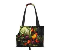 WZYCWB Beaucoup de légumes frais Sac de voyage léger pour chats et sac à bandoulière respirant pour petit chien pour un transport facile