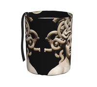 WZYCWB Belle poubelle de voiture Medusa à suspendre, pratique et pratique, adaptée à plusieurs modèles de voiture, offrant un espace de rangement idéal