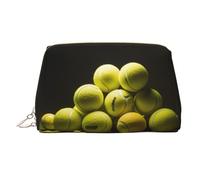 WZYCWB Belle trousse de maquillage en cuir imprimé cactus - Sac de rangement élégant et portable pour cosmétiques, Diagramme de tennis, Taille unique