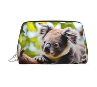 WZYCWB Belle trousse de maquillage en cuir imprimé cactus - Sac de rangement élégant et portable pour cosmétiques, A Little Koala, Taille unique
