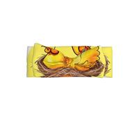 WZYCWB Bird's Nest Golden Chicken Bow Headband,Kids Elastic Bow Hair Accessories, 0-6 mois, nœuds pour cheveux pour nouveau-nés, nourrissons, tout-petits