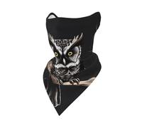 WZYCWB Bird's Nest Golden Chicken Masque de sport à motif poulet adapté pour le cyclisme, la randonnée, le camping et d'autres activités de plein air., Hibou de nuit, Taille unique