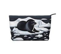 WZYCWB Bird's Nest Golden Chicken Printed Cosmetic Storage Bag Perfect for Business Travel, Joints sur glace, Taille unique