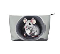 WZYCWB Bird's Nest Golden Chicken Printed Travel Cosmetic Bag Perfect for Business Trips and Vacances., Souris dans le trou, Taille unique