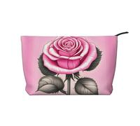 WZYCWB Bird's Nest Golden Chicken Printed Travel Cosmetic Bag Perfect for Business Trips and Vacances., Magnifiques roses roses, Taille unique
