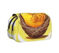 WZYCWB Bird's Nest Golden Chicken Trousse à crayons portable idéale pour organiser les stylos au bureau ou ranger des pinceaux de maquillage