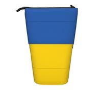 WZYCWB Boîte de rangement rétractable drapeau de l'Ukraine pour stylos, pinceaux de maquillage ou sacs à cordon de serrage.