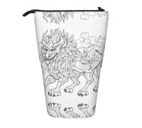 WZYCWB Boîte de rangement rétractable pour stylos, pinceaux de maquillage ou sacs à monnaie avec cordon de serrage.