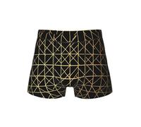 WZYCWB Boxer à carreaux pour homme, taille élastique confortable (S-4XL), Noir , XXL