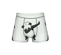 WZYCWB Boxer à motif panda cool pour homme, taille élastique confortable (S-4XL), Noir , XL
