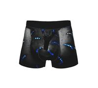WZYCWB Boxer à motif serpent pour homme, taille élastique confortable (S-4XL), Noir , XXL