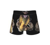 WZYCWB Boxer pour homme Cobra Snake - Taille élastique confortable (S-4XL), Noir , M