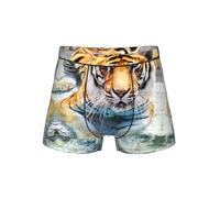WZYCWB Boxer pour homme Motif tigre Taille élastique confortable (S-4XL), Noir , M