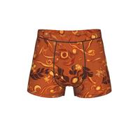 WZYCWB Boxer vintage à motifs lignes simples pour homme, taille élastique confortable (S-4XL), Noir , M