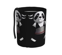 WZYCWB Boxing Panda Poubelle de voiture à suspendre, pratique et pratique, adaptée à plusieurs modèles de voiture, offrant un espace de rangement idéal