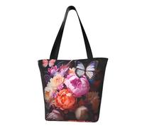WZYCWB Butterflies and Fresh Bush Sac à main à bandoulière tendance pour femme Convient pour le week-end voyage shopping sac à bandoulière