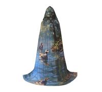 WZYCWB Canards colverts nagant M Cape à capuche à motif de cosplay - Accessoires de costume de fête de vacances