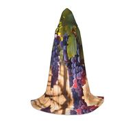 WZYCWB Cape à capuche à motif raisins du désert M - Costume de cosplay - Accessoires de costume de fête de vacances