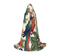 WZYCWB Cape à capuche avec imprimé perroquet - Taille M - L