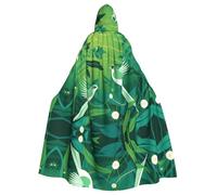 WZYCWB Cape à capuche avec motif oiseau étrange pour Halloween, fête et réunion de famille
