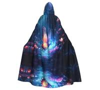 WZYCWB Cape à capuche avec motif papillon étrange pour Halloween, fête et réunion de famille