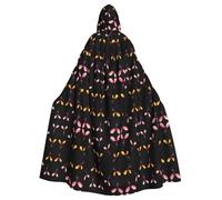 WZYCWB Cape à capuche imprimée fourmi abstraite adaptée pour un bal masqué, une fête d'Halloween, un cosplay