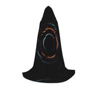 WZYCWB Cape à capuche mystérieuse avec trous noirs cosmiques S - Costume de cosplay - Accessoires de costume de fête de vacances