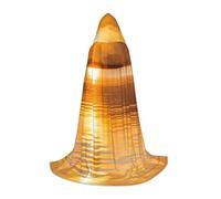 WZYCWB Cape à capuche transparente et cristalline à motif L pour cosplay - Accessoires de déguisement pour fête de vacances