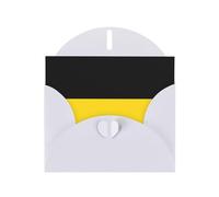 WZYCWB Carte de vœux en papier blanc nacré avec enveloppe - Motif drapeau du Bade-Wurtemberg