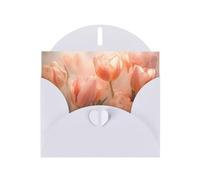WZYCWB Cartes de vacances blanches imprimées tulipes magiques - Parfait pour les vœux de vacances réconfortants