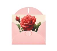 WZYCWB Cartes de vacances imprimées roses Nice Roses - Parfait pour les vœux de vacances réconfortants