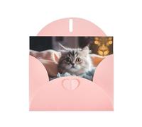 WZYCWB Cartes de vacances imprimées Tom Thumb rose - Parfait pour les vœux de vacances réconfortants