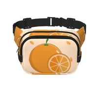 WZYCWB Cartoon Fresh Orange Sac banane de sport, sac à bandoulière tendance et tendance, petit sac de voyage léger