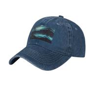 WZYCWB Casquette de baseball noire à motifs étoiles de science-fiction, casquette de golf pour sports de plein air, visière solaire décontractée, bleu marine, Taille unique